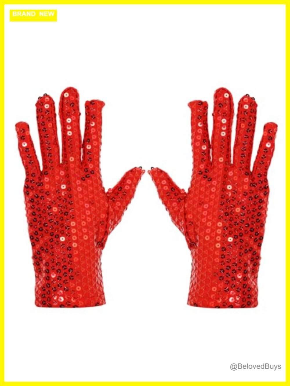 Sequin Gloves Vintage Style Dance Party Costume Accessories
